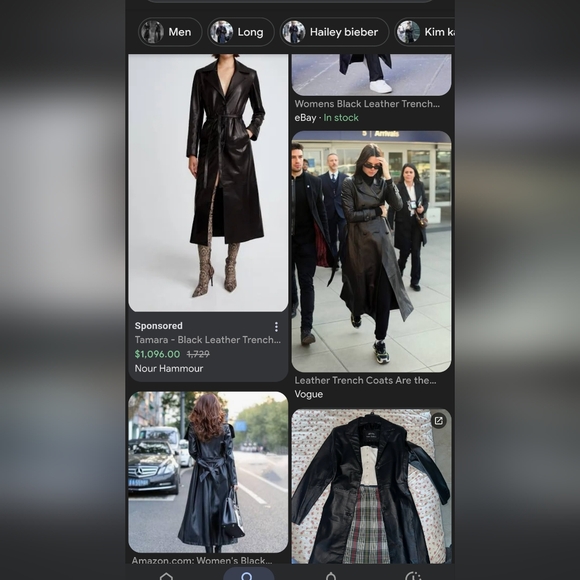 Pelle Studio Wilsons Leather Black Womens Trench Button Down Coat Size Xl - Picture 16 of 16